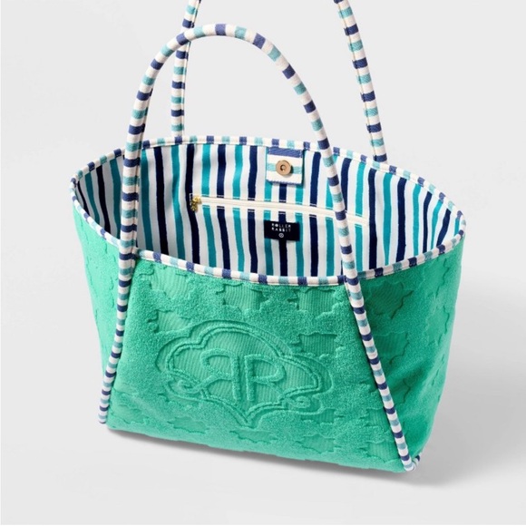 Roller rabbit x target large terry beach tote